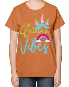 unicorn vibes 508# - unicorn-  Ladies T-Shirt