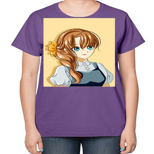 A beautiful princess 141# - anime-  Ladies T-Shirt