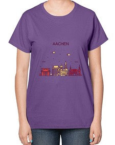Aachen 262# - cities-  Ladies T-Shirt