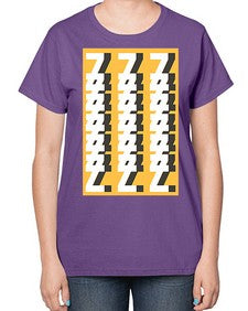 Abstract Shape 187# - art pop art-  Ladies T-Shirt
