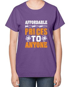 Affordable prices to anyone Style 27# - cleaner-  Ladies T-Shirt