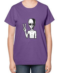 Alien 59# - ufo-  Ladies T-Shirt