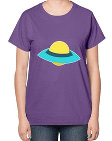 Alien 60# - ufo-  Ladies T-Shirt