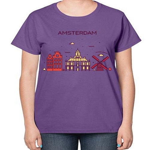 Amsterdam 321# - cities-  Ladies T-Shirt