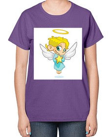 Angel 7# - cartoon general-  Ladies T-Shirt