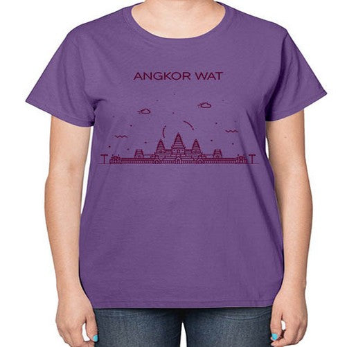 AngkorWat 326# - cities-  Ladies T-Shirt