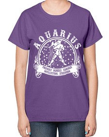 Aquarius 43# - aquarius-  Ladies T-Shirt