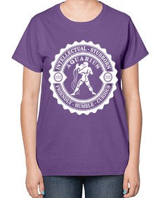 Aquarius 45# - aquarius-  Ladies T-Shirt