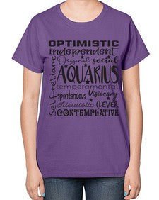 Aquarius 563# - aquarius-  Ladies T-Shirt