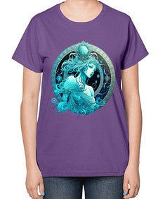 Aquarius 63# - aquarius-  Ladies T-Shirt