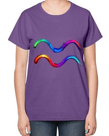 Aquarius 69# - aquarius-  Ladies T-Shirt