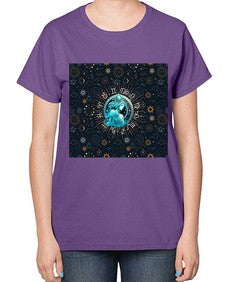 Aquarius Straight 66# - aquarius-  Ladies T-Shirt