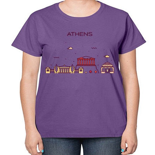 Athens 369# - cities-  Ladies T-Shirt