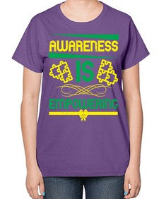 Awareness is empowering Style 4# - Self awareness-  Ladies T-Shirt