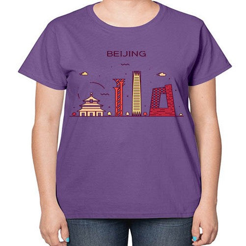 Beijing 428# - cities-  Ladies T-Shirt