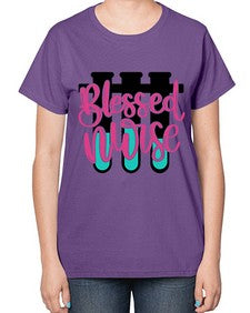 Blessed Nurse Style Style 629# - nurse-  Ladies T-Shirt