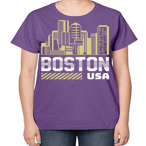 Boston 480# - cities-  Ladies T-Shirt