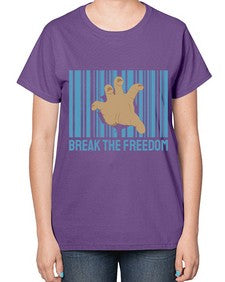Break the Freedom 25# - internet-  Ladies T-Shirt