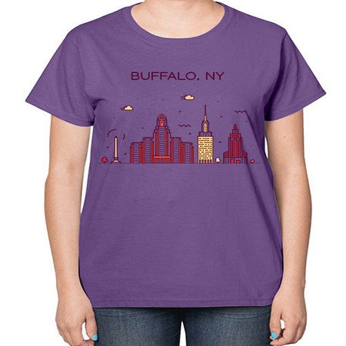BuffaloNY 520# - cities-  Ladies T-Shirt
