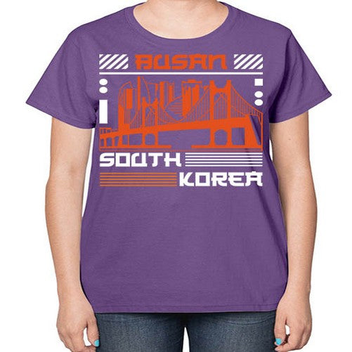 Busan 524# - cities-  Ladies T-Shirt