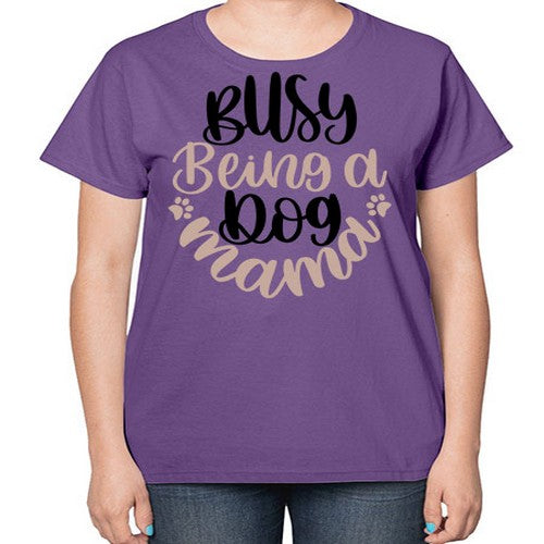 Busy Being A Dog Style 32# - dogs-  Ladies T-Shirt