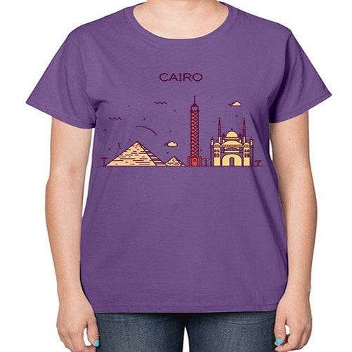 Cairo 529# - cities-  Ladies T-Shirt