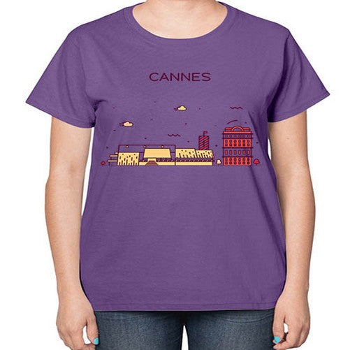 Cannes 545# - cities-  Ladies T-Shirt