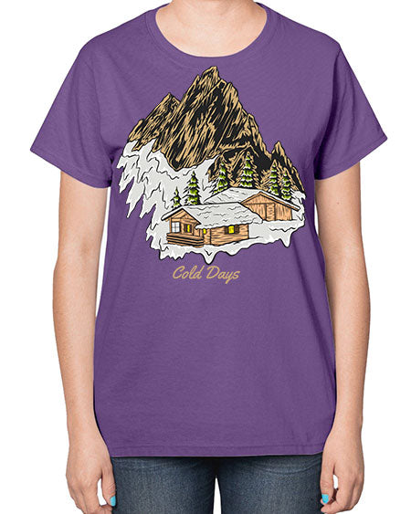 Cold Days 26# - nature-  Ladies T-Shirt