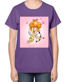 Cupid 80# - cartoon general-  Ladies T-Shirt