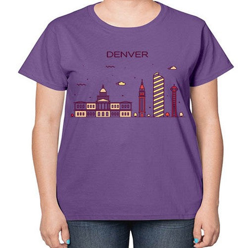 Denver 661# - cities-  Ladies T-Shirt