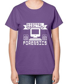 Digital forensics 51# - computer-  Ladies T-Shirt