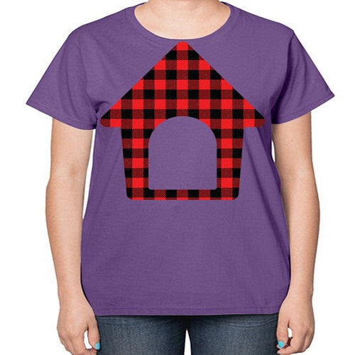 Dog House Style 98# - dogs-  Ladies T-Shirt