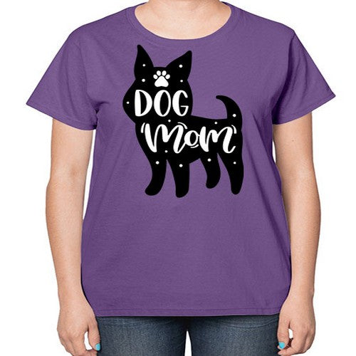 Dog Mom Style 27# - dogs-  Ladies T-Shirt