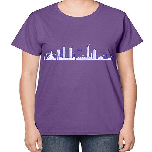 Doha 674# - cities-  Ladies T-Shirt