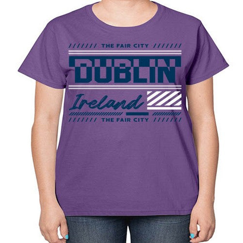 Dublin 693# - cities-  Ladies T-Shirt