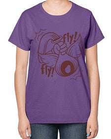 Fly 125# - cartoon general-  Ladies T-Shirt