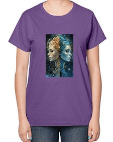 Gemini 56# - gemini-  Ladies T-Shirt
