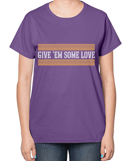 Give ‘em some love 2258# - badminton-  Ladies T-Shirt
