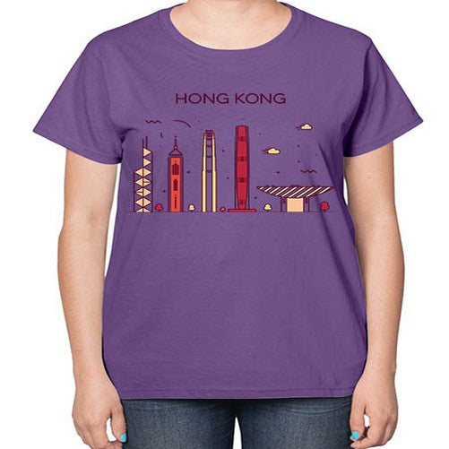 HongKong 902# - cities-  Ladies T-Shirt