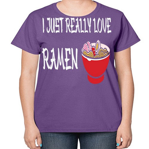 I Just Love Ramen Japanese Anime 238# - anime-  Ladies T-Shirt