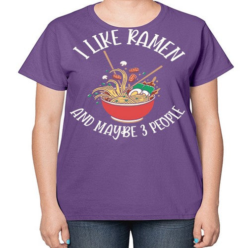 I Like Ramen Japanese Noodles 239# - anime-  Ladies T-Shirt
