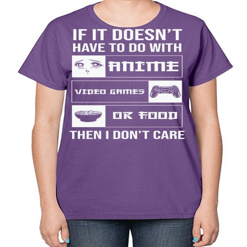 If It NotAnime Game Or Anime 246# - anime-  Ladies T-Shirt