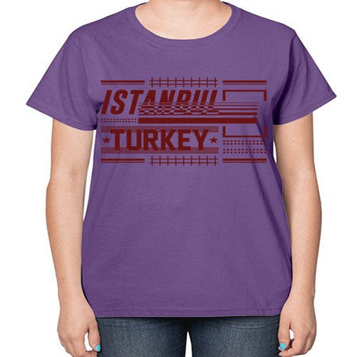 Istanbul 967# - cities-  Ladies T-Shirt