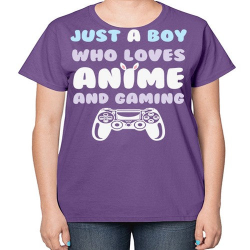 Just A Boy Who Loves 261# - anime-  Ladies T-Shirt