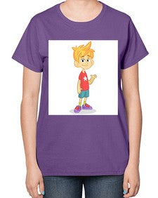 Kid 148# - cartoon general-  Ladies T-Shirt