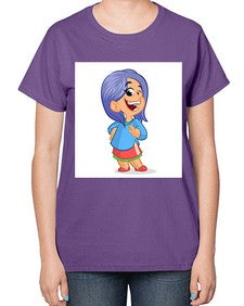 Kid 155# - cartoon general-  Ladies T-Shirt