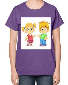 Kid 157# - cartoon general-  Ladies T-Shirt