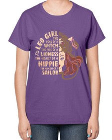 Leo girl 289# - leo-  Ladies T-Shirt