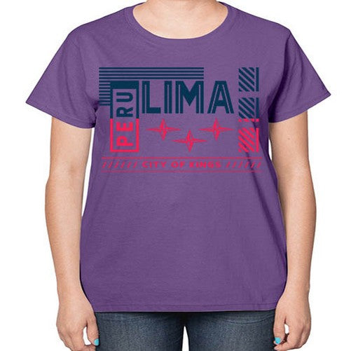Lima 1138# - cities-  Ladies T-Shirt