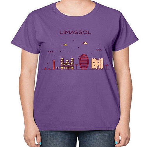 Limassol 1143# - cities-  Ladies T-Shirt